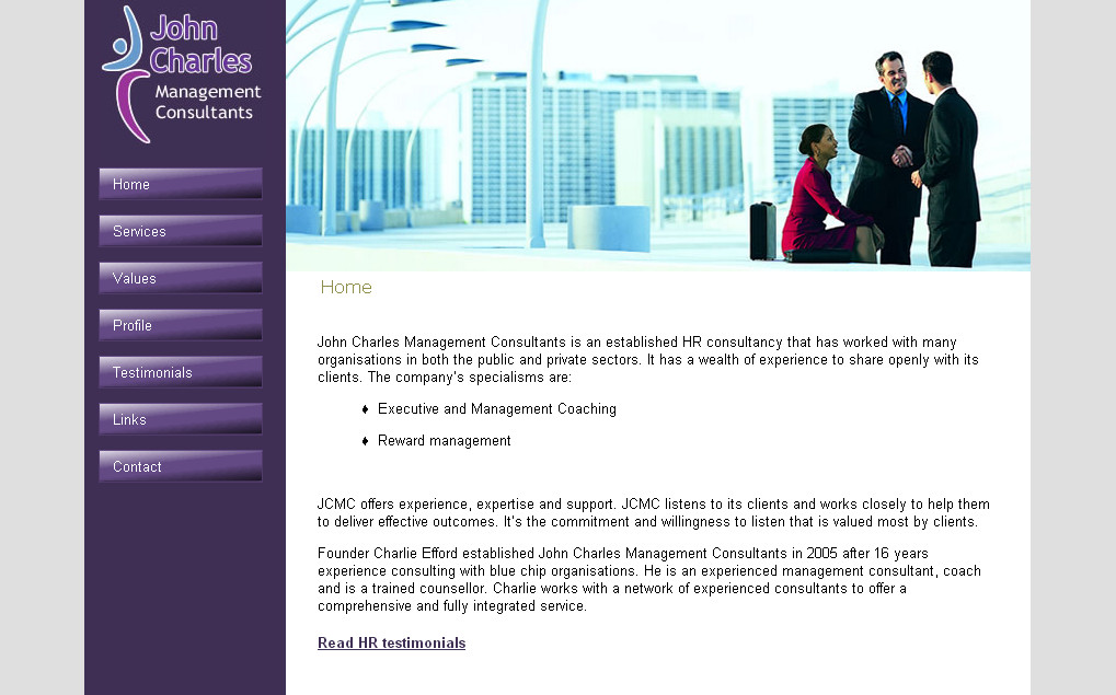 john charles, business website redesign gloucestershire from Mushroom Internet website design gloucestershire by Mushroom Internet